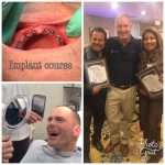 Jose Villa & Dr. Claudia Piccolo With Implant Certificate