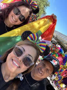 Our dentists at the pride parade
